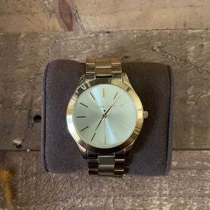 Michael Kors Runway Champagne Dial Ladies Watch MK3179